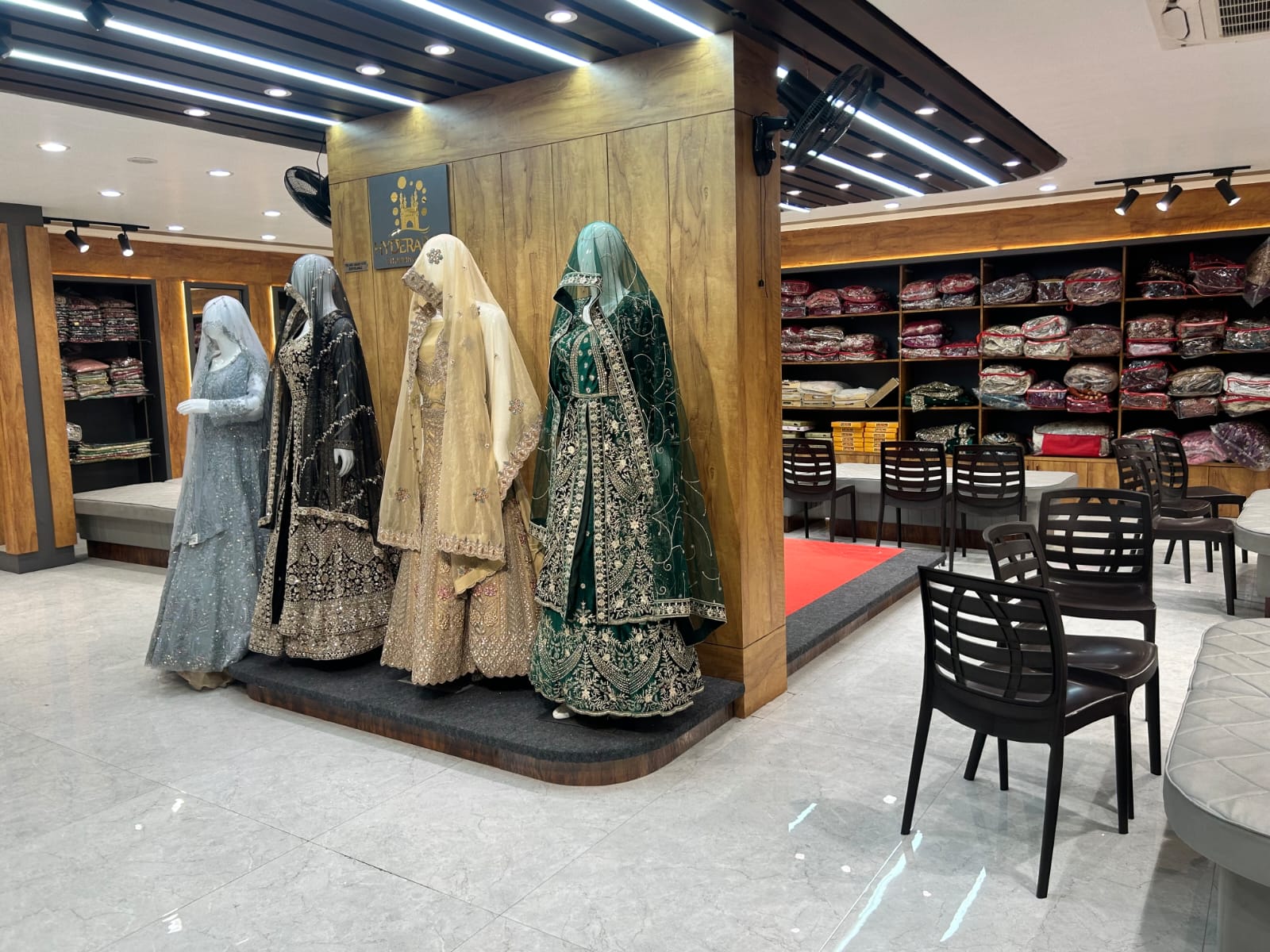 Hyderabad Shopping Mall Bridal and lehenga display